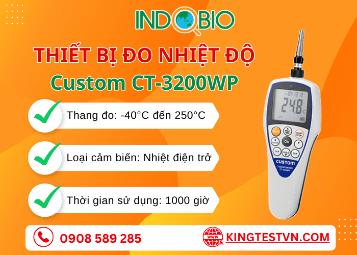 Thiết bị đo nhiệt độ Custom CT-3200WP